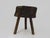 Tripod Milking Stool in Oak, France, 19th Century For Sale - Image 3 of 10