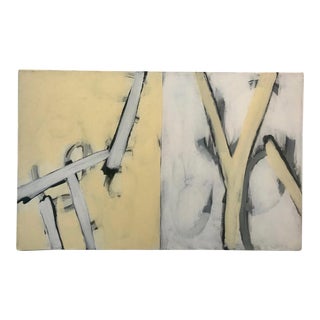 Abstract Painting by Paul Rinaldi "Indeterminate" For Sale