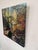 Contemporary Olde World Charm by Deb Komitor | Oil on cradle board Landscape with trees and a stream For Sale - Image 3 of 5