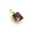 This beautiful fancy cut square Tanzanian garnet was sourced in Tanzania. It has a unique cut, square in shape with criss-...