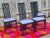 Postmodern Set of 4 Model L4K 252 High-Back Dining Chairs by Liberty Furniture, Canada, 1980s For Sale - Image 3 of 13