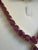 Bochic “Capri” Vintage 100 Carat Natural Ruby Necklace Set in 18K Gold & Silver For Sale - Image 11 of 15