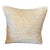 Organic Hemp Pillow, Pure White Ivory Linen-Like Cushion, Handwoven Turkish Anatolian Pillow With Insert, 16x16 In For Sale