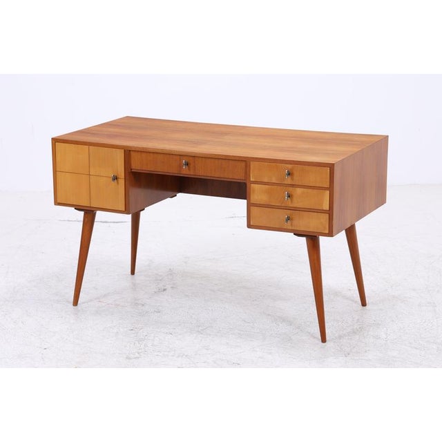 2000 - 2009 Vintage Desk with 4 Drawers and 2 Doors For Sale - Image 5 of 18
