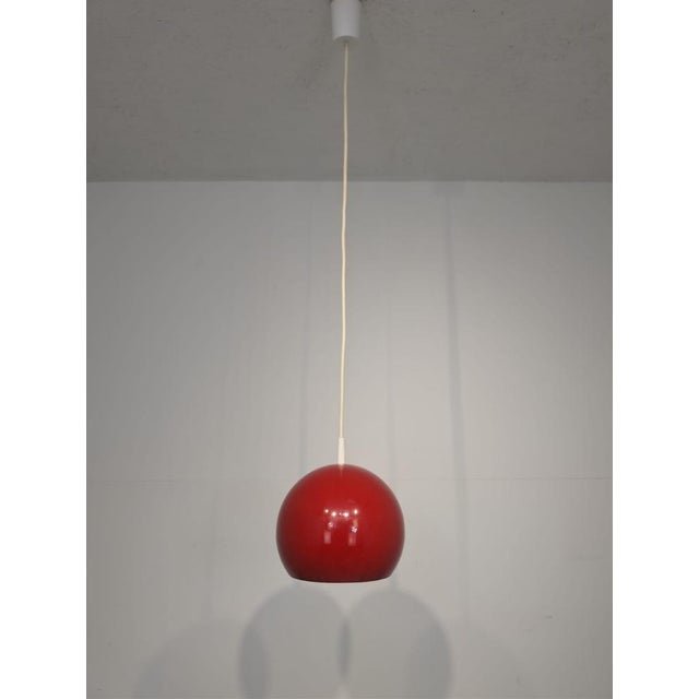 Verner Panton Topan VP6 Ball Pendant Lamp by Verner Panton, 1960s For Sale - Image 4 of 18