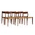 Model 77 Chairs by N. O. Møller for J.L. Møllers, 1950s, Set of 6 For Sale - Image 11 of 11