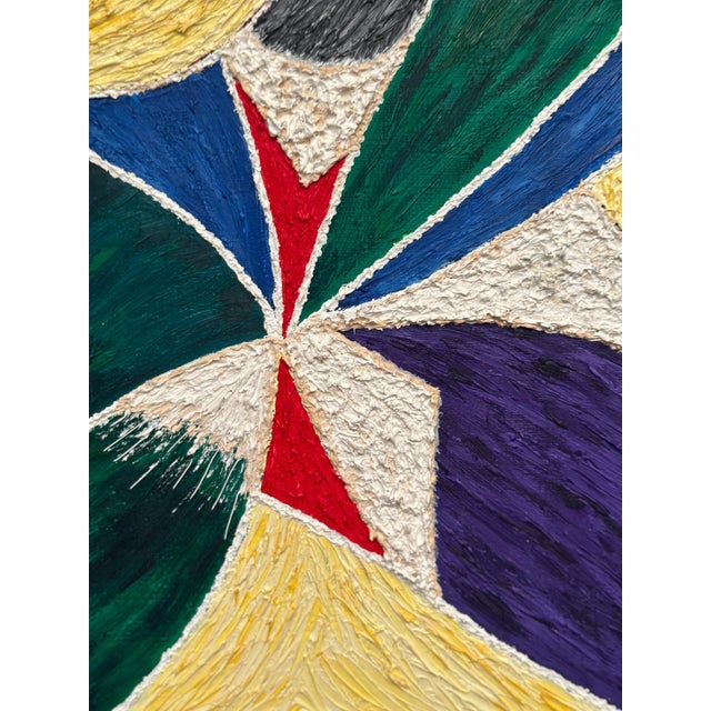 M. Hulander, Abstract Composition II, 1960s, Oil on Canvas, Framed For Sale - Image 10 of 18