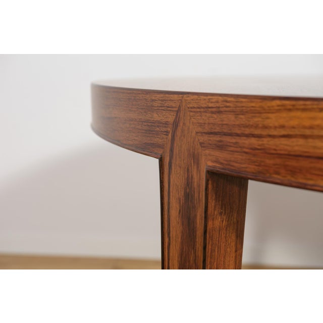Mid-Century Modern Extendable Dining Table in Rosewood by Severin Hansen for Haslev Møbelsnedkeri, Denmark, 1960s For Sale - Image 16 of 18