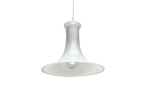 Vintage Danish Model Mandarin Pendel Lille Pendant Lamp by Michael Bang for Holmegaard, 1970s