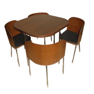 Vintage Fusion Dining Set by Sandra Kragnert for Ikea, 1999, Set of 5 For Sale