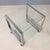 Glass Vintage Bedside Tables with Glass Top, Set of 2 For Sale - Image 7 of 8