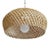 Rattan Dome Swirl Pendant Light Medium For Sale