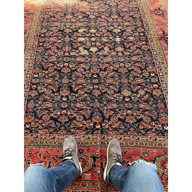 1900 - 1909 Antique Kurdish Kelleh Gallery Runner C. 1900's Rug 7.4 x 19.5 For Sale - Image 5 of 14