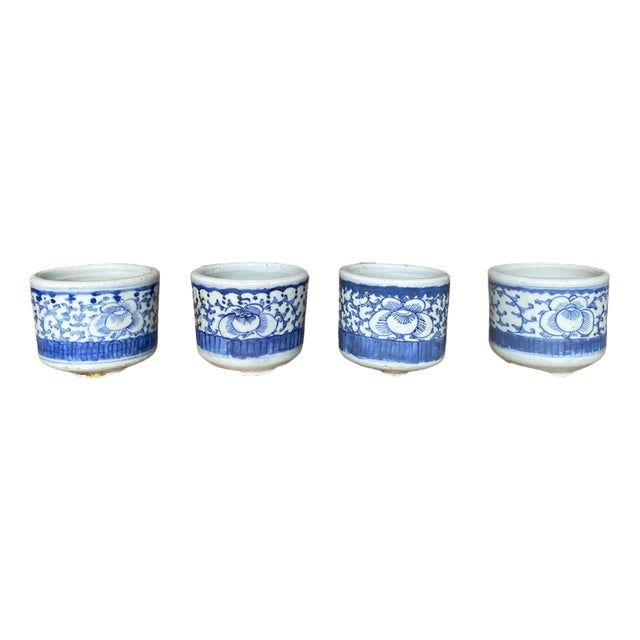 Small Chinese Lucky Pots, 1890s For Sale
