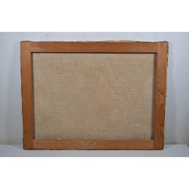 French School Early 20th Century G. Perrin "The Seaside" Oil Painting on Canvas, Signed For Sale - Image 10 of 11
