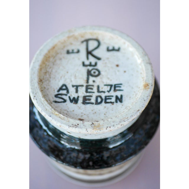 Mid-Century Modernist Ceramic Vase by Inger Persson for Rörstrand, Sweden, 1970s For Sale - Image 11 of 14