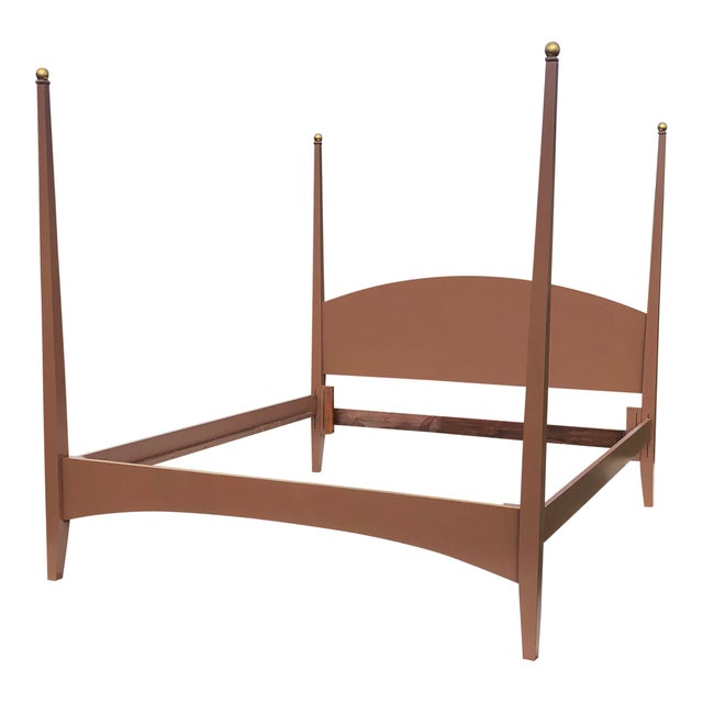 1990s Shaker Lacquered Kincaid King Poster Bedframe Chairish