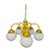 Hollywood Regency Faux Bamboo Chandelier For Sale - Image 13 of 13