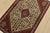 An authentic vintage tribal Abadeh rug hand-knotted with fine wool and natural dyes. This intricately woven rug features a...