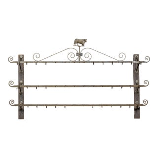 Late 19th Century Butcher's Rack by Gloekler For Sale