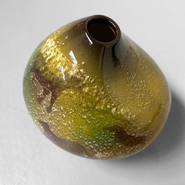 eyei Majolica Lascaux Vase, Japan, 1970s For Sale - Image 11 of 18