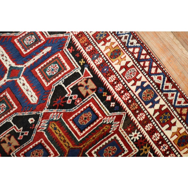 Late 19th Century 19th Century Antique Shirvan Rug - 3'4" X 5'4" For Sale - Image 5 of 10