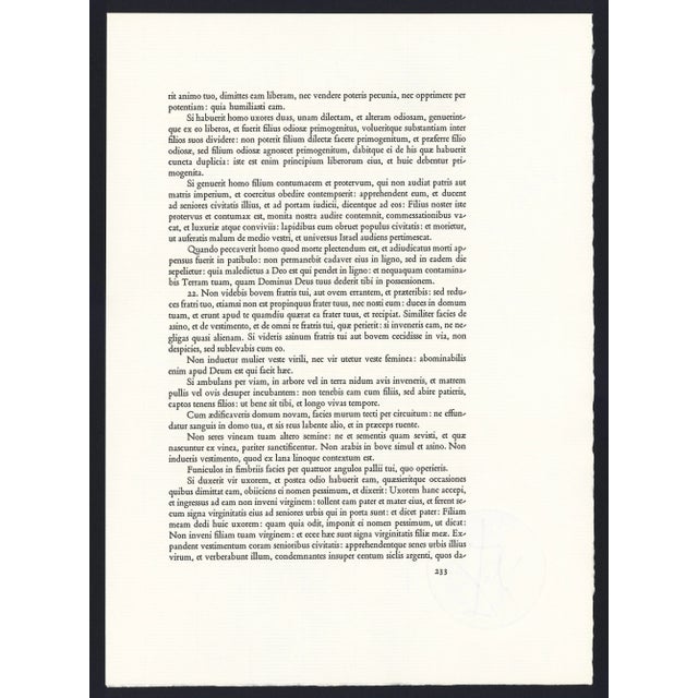 Brown 1967 Salvador Dalí Biblia Sacra "Ioseph Et Fratres in Egypto" (Joseph and His Brothers in Egypt) For Sale - Image 8 of 10