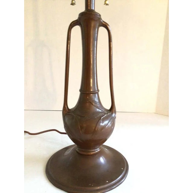 Art Nouveau Early 20th Century Bronze Table Lamp For Sale - Image 3 of 10
