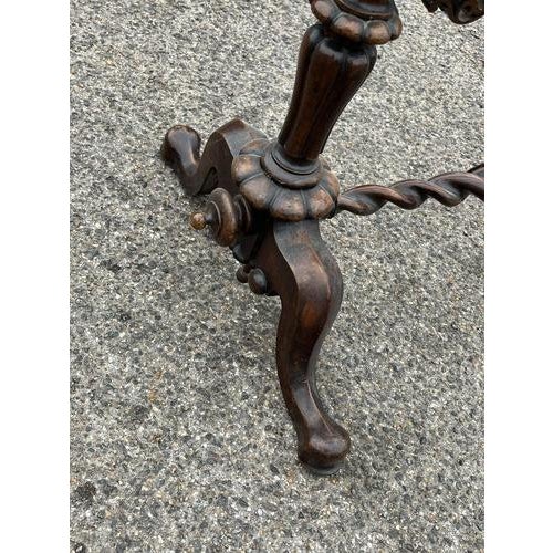 Antique Tapestry Stand in Mahogany For Sale - Image 11 of 13
