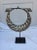 Vintage Tribal Metal Necklace on Stand For Sale - Image 4 of 5