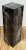 Vintage faux marble squared pedestal featuring dramatic black and white veining. Formica finish with a hollow wood core....