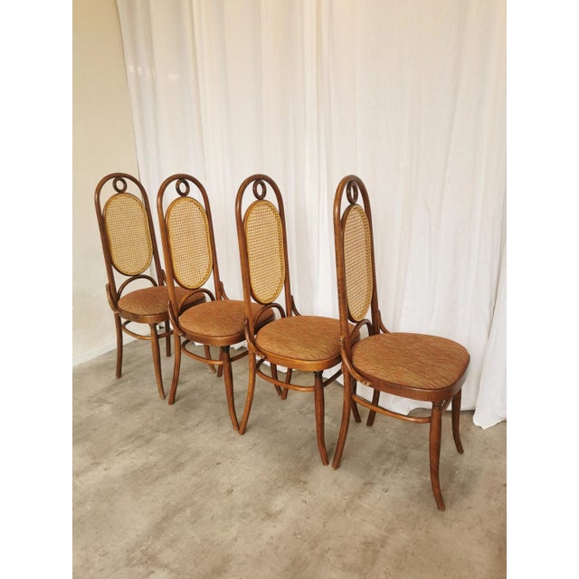 Vintage Bentwood Dining Chairs, 1970s, Set of 4 For Sale - Image 13 of 18