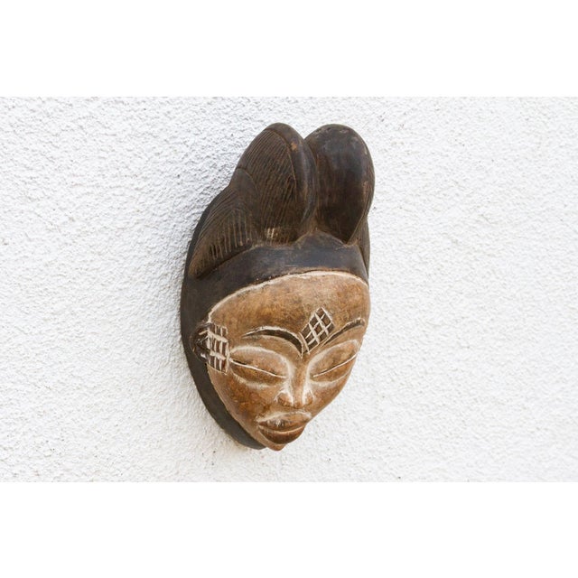 1960s Serenity Carved Guro Mask For Sale - Image 5 of 8