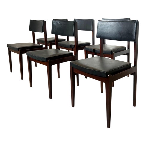 Vintage Dining Chairs in Skai, Set of 2 For Sale