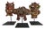 Art Brut Terracota Sculptures by Angelo Méani, Set of 3 For Sale