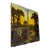 A pair of decorative ceramic paintings, hand-painted in England in the late 19th century, depicting delicate river...