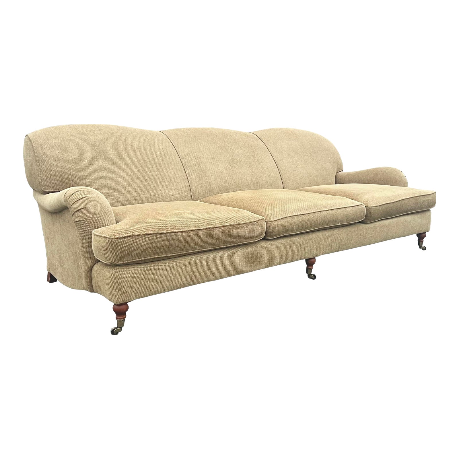 Ralph Lauren Sofa with English Roll Arms Chairish