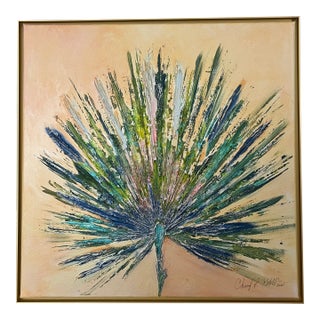 Palm Beach Palm Frond, Canvas Art - Designed by Cheryl P. Kohloff For Sale