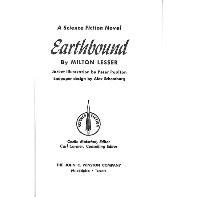 LESSER, Milton [208] pp. The John C. Winston Company 1956 Second Printing 8 3/4" x 6 1/4" Jacket Illustration by Peter...