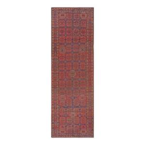 Mid-19th Century Central Asian Beshir Gallery Carpet ( 6'7" x 21'4" -201 x 650 )