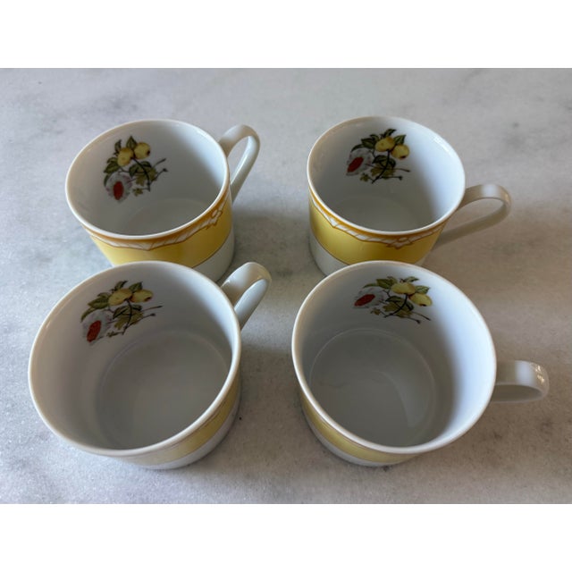 Ceramic Set of 4 Vintage Somerset Pattern Coffee Cups by Georges Briard For Sale - Image 7 of 10
