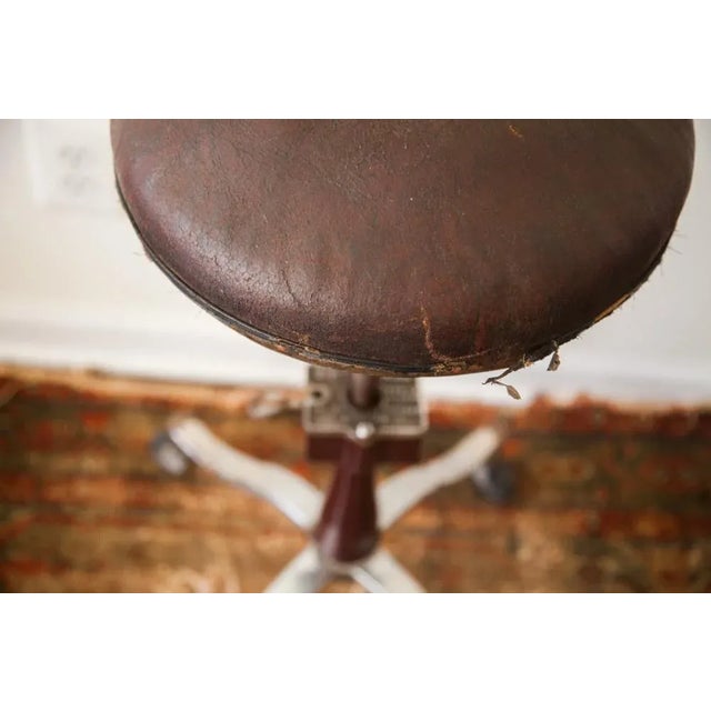 1920s Antique Medical Stool For Sale - Image 4 of 8