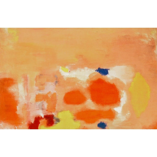 Beautiful 1998 licensed offset lithograph poster after a 1948 painting by Mark Rothko. The poster's footer provides...