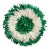 Vintage Green & White African Juju Hat Wall Art For Sale