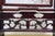 Chinese Silk Embroidered Peony Reticulated Rosewood Fire Screen Panel 31" For Sale - Image 11 of 18