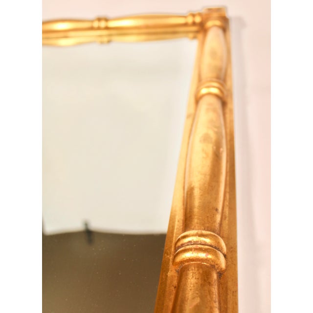 Antique French Bamboo Design Wooden Wall Mirror For Sale In Tulsa - Image 6 of 13