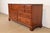 American Henkel Harris Georgian Solid Cherry Wood Ten-Drawer Dresser, 1960s For Sale - Image 3 of 15