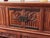 An impressive chest of drawers made of high-quality solid oak, which stands out for its precise carving work in the Gothic...