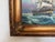 Signed Original Oil Painting on Canvas Seascape Gold Frame Maritime Nautical Art For Sale - Image 10 of 12