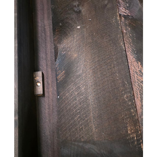 English George III Style Serpentine Mahogany Console / Serving Table With Satinwood Inlay, Late 20th Century For Sale - Image 14 of 18